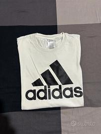 T-shirt Adidas bianca uomo taglia M