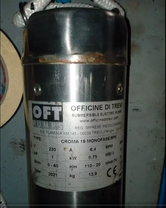 Elettropompa sommersa Croma 19 monofase/sph