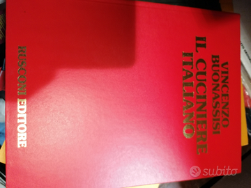 Libro cucina V. Buonassisi IL CUCINIERE ITALIANO