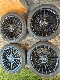 cerchi 17 Audi a3 con gomme estive 