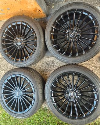cerchi 17 Audi a3 con gomme estive 