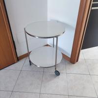 CARRELLO ACCIAIO E VETRO