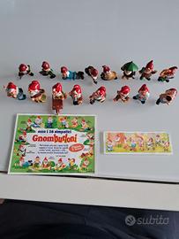 KINDER SORPRESA GNOMBURLONI  1992 + 2 CARTINA 