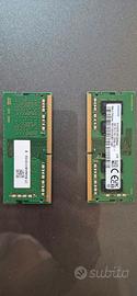 Coppia RAM Laptop Samsung 8GB (2x4GB)