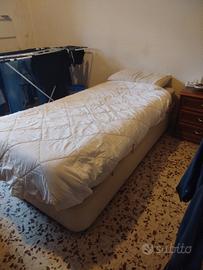 Letto singolo con cassettone