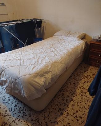 Letto singolo con cassettone