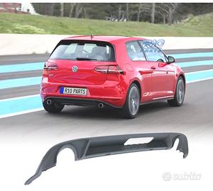 DIFFUSORE PER VOLKSWAGEN VW GOLF 7.5 17-20 LOOK GT