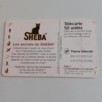 Scheda telefonica francese sheba gatti