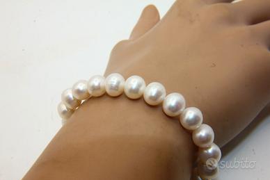 Stupendo bracciale argento perle coltivate