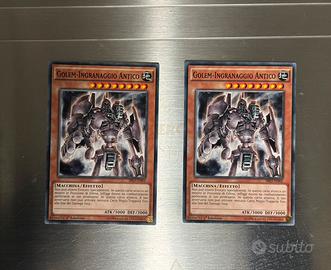 Yu Gi Oh Golem ingranaggio antico
