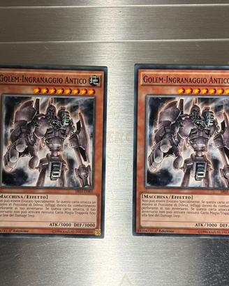 Yu Gi Oh Golem ingranaggio antico