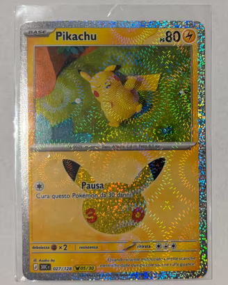 Pokemon Pikachu 30th anniversario 05/30
