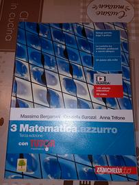 Libro" Matematica azzurro 3"per scuola media sup
