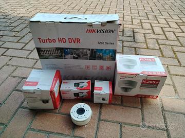 kit dvr e telecamere varie hikvision