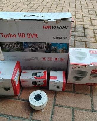 kit dvr e telecamere varie hikvision