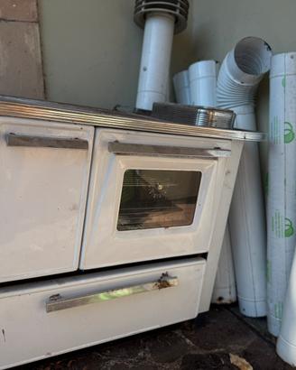 Grande Stufa Cucina Economica a Legna LOFRA