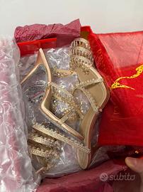 Sandali con strass fatti a mano RENE CAOVILLA, t40