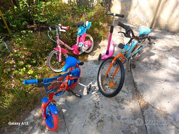 Bici e monopattino per  diverse età