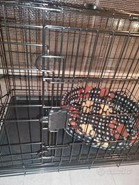 Kennel con doppia porta 91×58×64