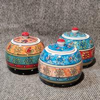 Tris di Vasetti in Ceramica Gall & Zick