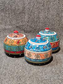 Tris di Vasetti in Ceramica Gall & Zick