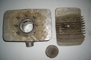 KTM 340/350 CILINDRO TESTA PISTONE anno 78 79