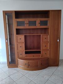 Mobile artigianale in legno di ciliegio pieno