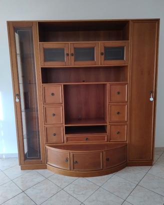 Mobile artigianale in legno di ciliegio pieno