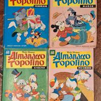 Almanacco Topolino vintage lotto anni 60'/'70
