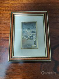 quadro vintage basso rilievo 