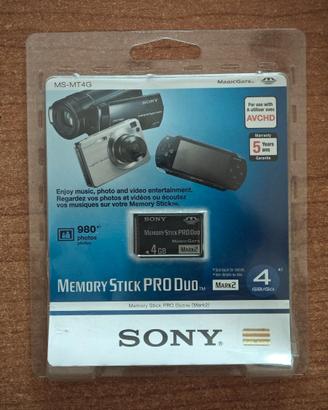 Memory Stick Pro Duo 4 Gb Sony