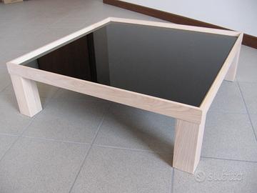 Tavolino da salotto mod. RIBOq in rovere sbiancato