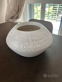 Vaso ceramica bianco