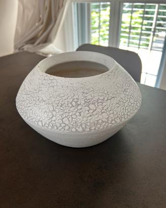 Vaso ceramica bianco