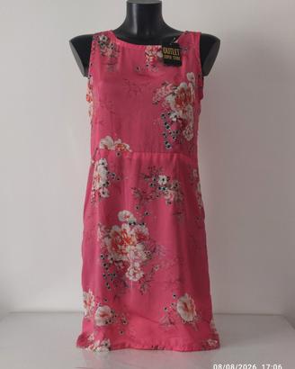 Vestito smanicato Donna Rosa a Fiori