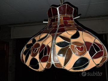 Lampadario tipo Tiffany Flower