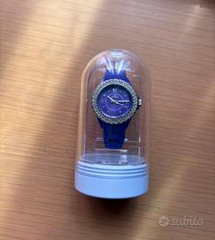 Orologio donna silicone con brillantini