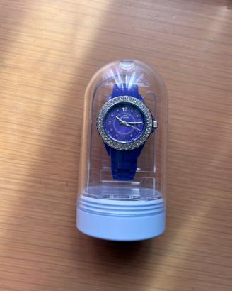 Orologio donna silicone con brillantini