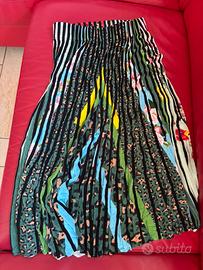 Gonna lunga plisse’ fantasia