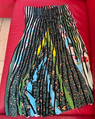 Gonna lunga plisse’ fantasia