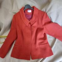 Cappotto corto sartoriale rosso mattone  vintage
