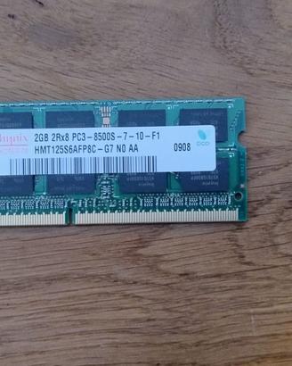 RAM DDR3 2GB Laptop Hynix HMT125S6AFP8C-G7 PC3
