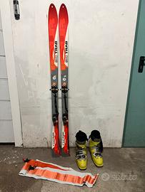 Set Sci apinismo ski trab con pelli e scarponi