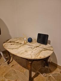 tavolino in marmo vintage
