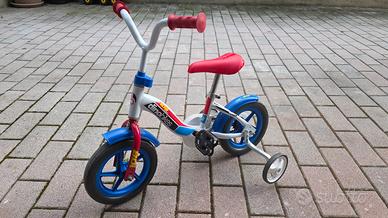 Bicicletta bimbo Dino Bikes 10" con rotelle