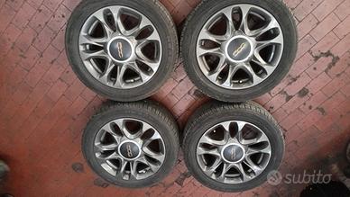 cerchi originali e pneumatici per fiat 500 sport