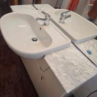 Mobile bagno con lavandino incorporato