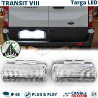 Placchette Luci TARGA LED per FORD Transit 8 6500K