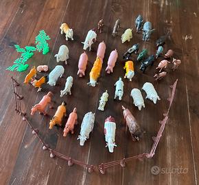 Animali misti N 37 Recinti N 6 Piante N 3. Vintage