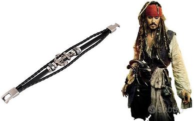 BRACCIALE ANCORA  PIRATO DEI CARAIBI JACK SPARROW